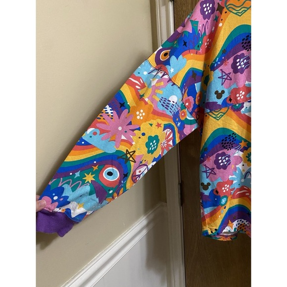 Disney Pride Mickey Mouse Spirit Jersey Size S Small LGBTQIA Disney World Colors - Picture 10 of 16